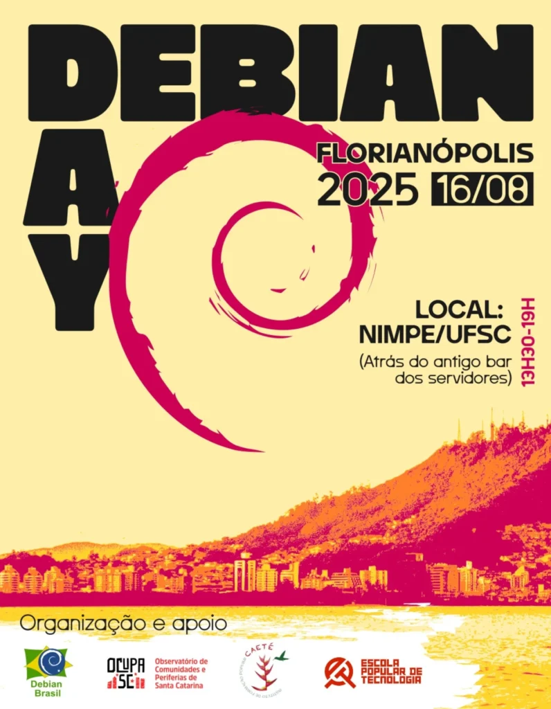 Debian Day promove instalação de software livre e debates sobre tecnologia com movimentos sociail Debian Day promove instalação de software livre e debates sobre tecnologia com movimentos sociail